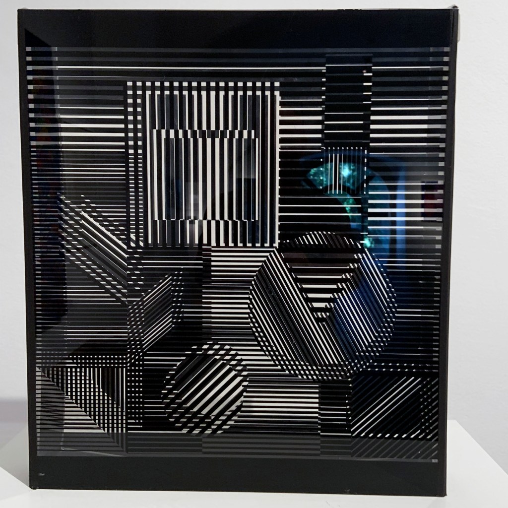 Victor Vasarely (Hungarian-French, 1906-1997) 'Naissances' 1954/1960 (installation view)