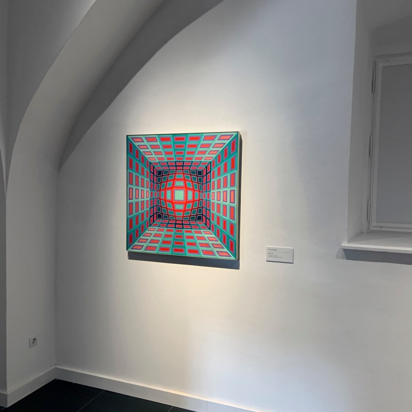 Installation view of the Vasarely Museum, Budapest