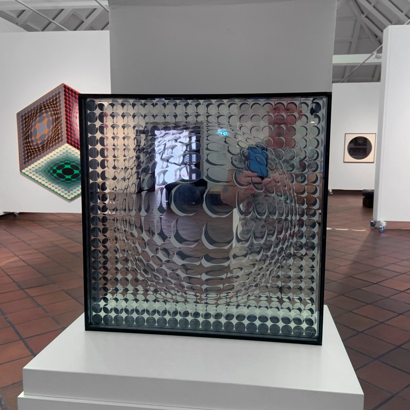 Victor Vasarely (Hungarian-French, 1906-1997) 'Vega Mir' 1954/1960 (installation view)