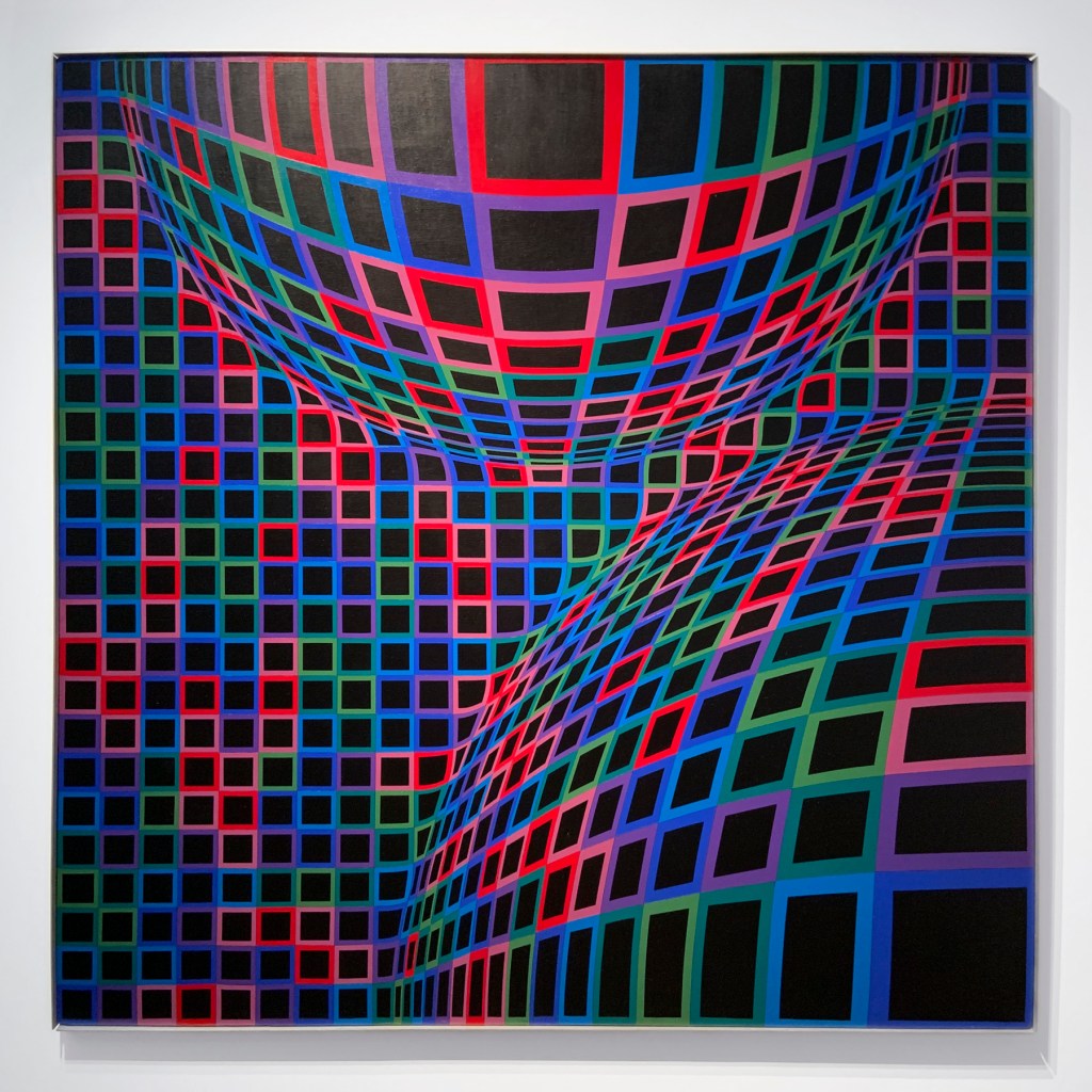 Victor Vasarely (Hungarian-French, 1906-1997) 'Bull' 1973/1974 (installation view)