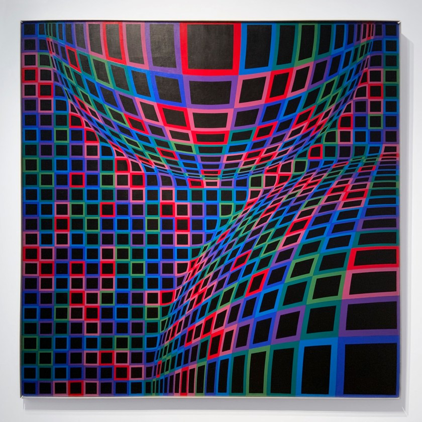 Victor Vasarely (Hungarian-French, 1906-1997) 'Bull' 1973/1974 (installation view)