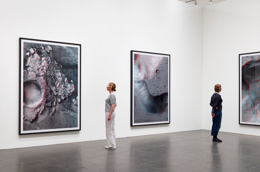 Thomas Ruff (German, b. 1946) Installation view K20, Kunstsammlung Nordrhein-Westfalen From series: 'ma.r.s'