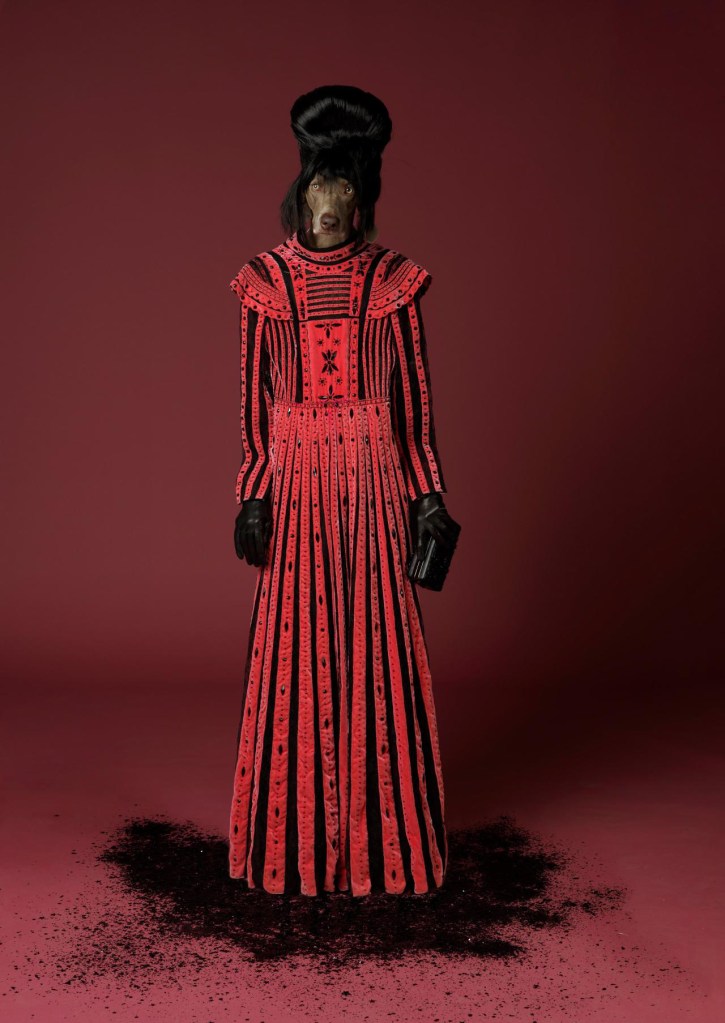 William Wegman (American, b. 1943) 'V' 2017