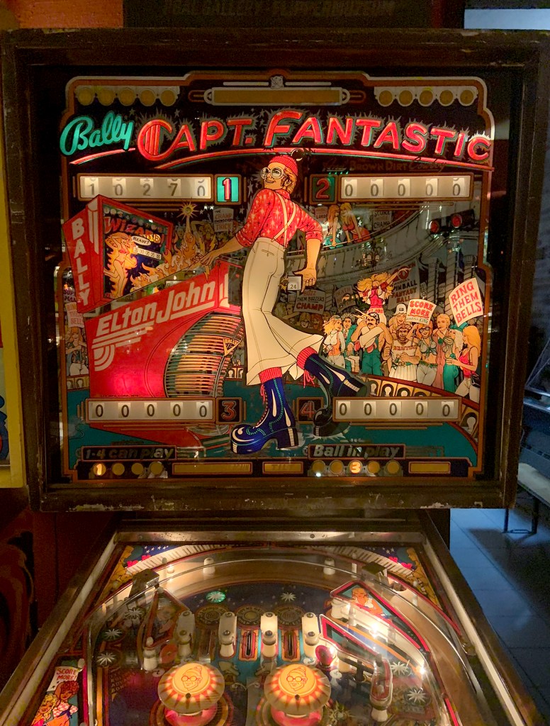 Bally Manufacturing Corporation (1931-1983) 'Capt. Fantastic and the Dirt Brown Cowboy' 1976 (detail)