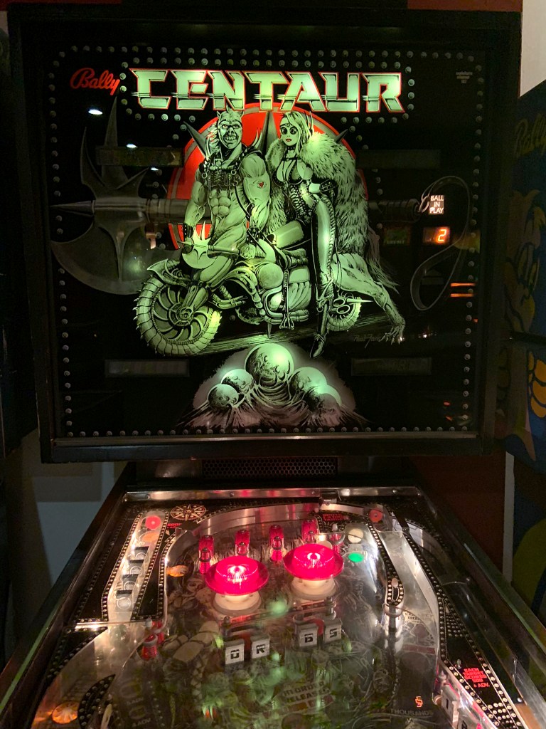 Bally Manufacturing Corporation (1931-1983) 'Centaur' 1981 (detail)