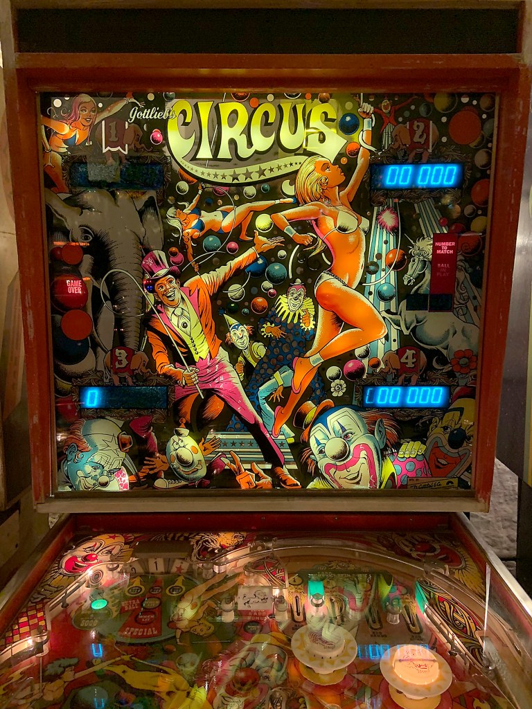 D. Gottlieb & Company (1977-1983) 'Circus' 1980 (detail)