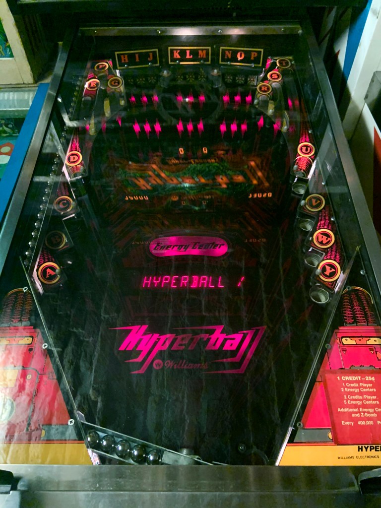 Williams Electronics Incorporated (1967-1985) 'Hyperball' 1981 (detail)