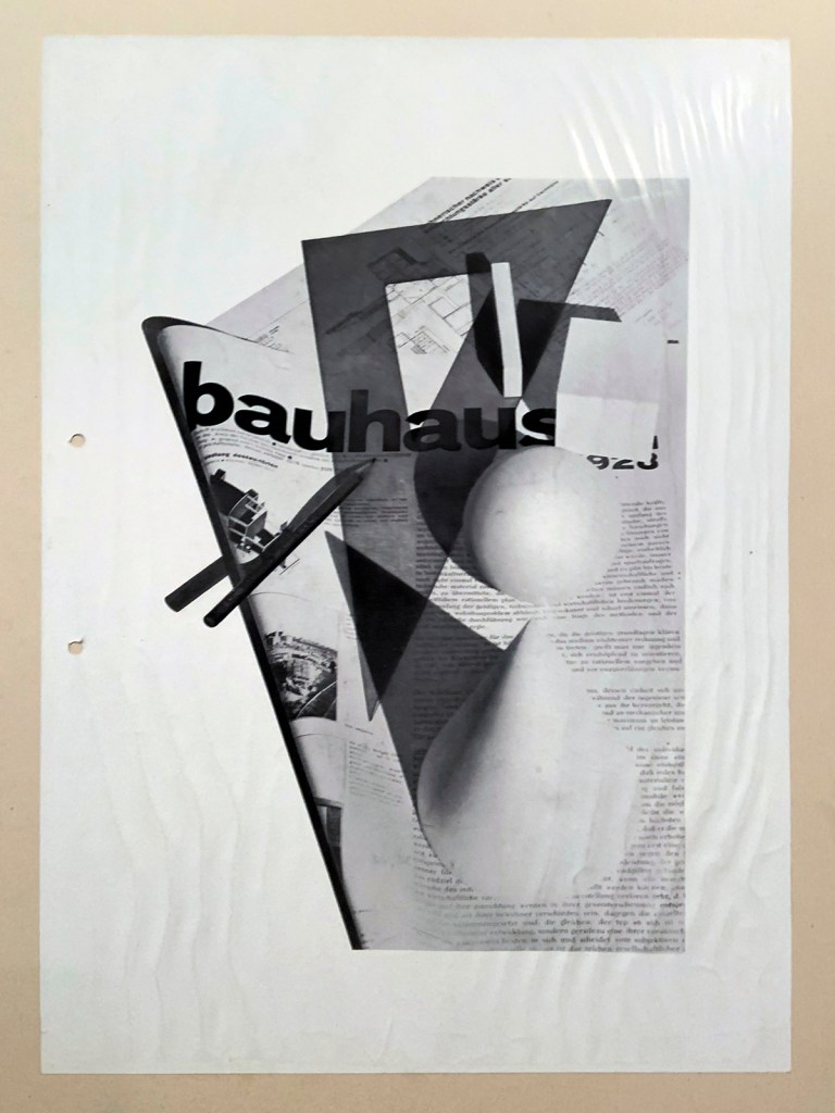 László Moholy-Nagy (Hungarian, 1895-1946) 'Where is typography headed? Chart 58' 1929 (installation view)