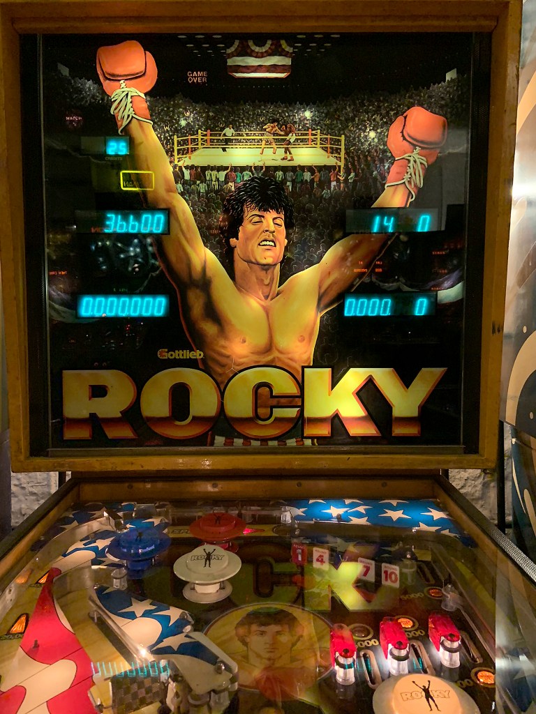D. Gottlieb & Company. 'Rocky' 1982 (detail)