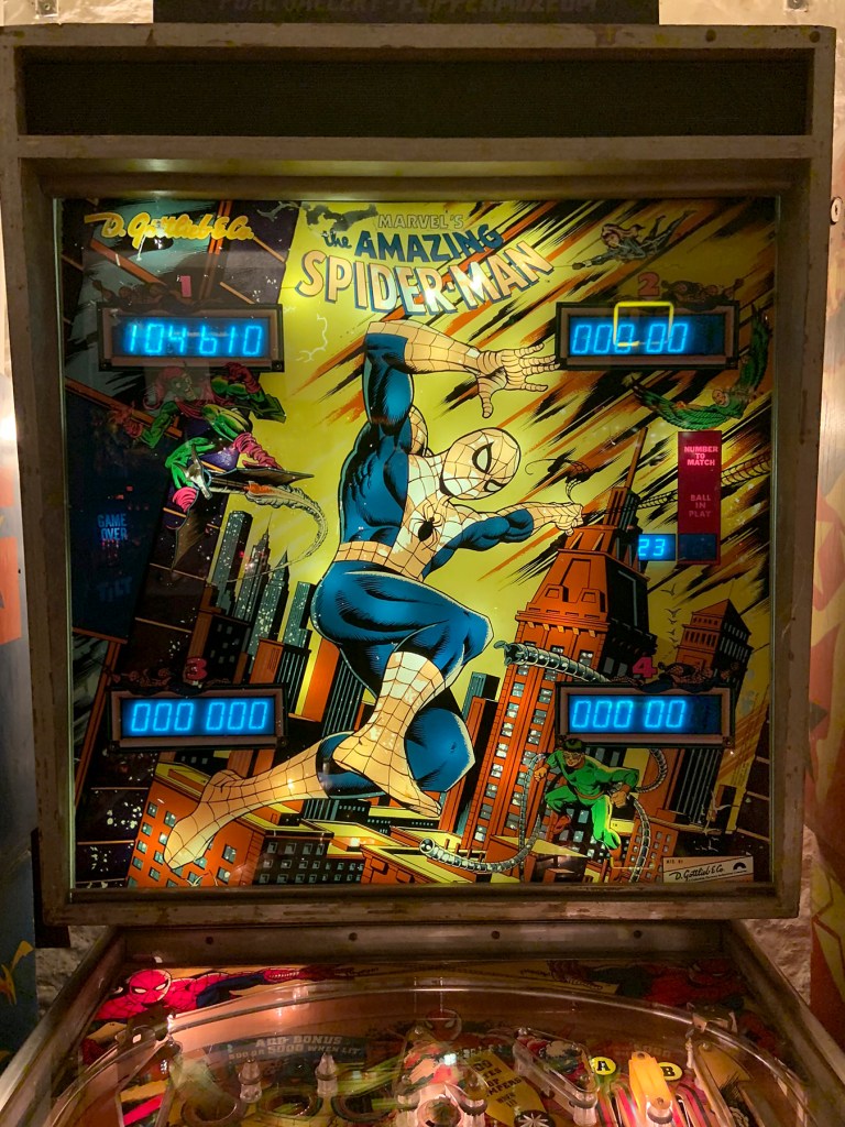 D. Gottlieb & Company. 'The Amazing Spider-Man' 1980 (detail)