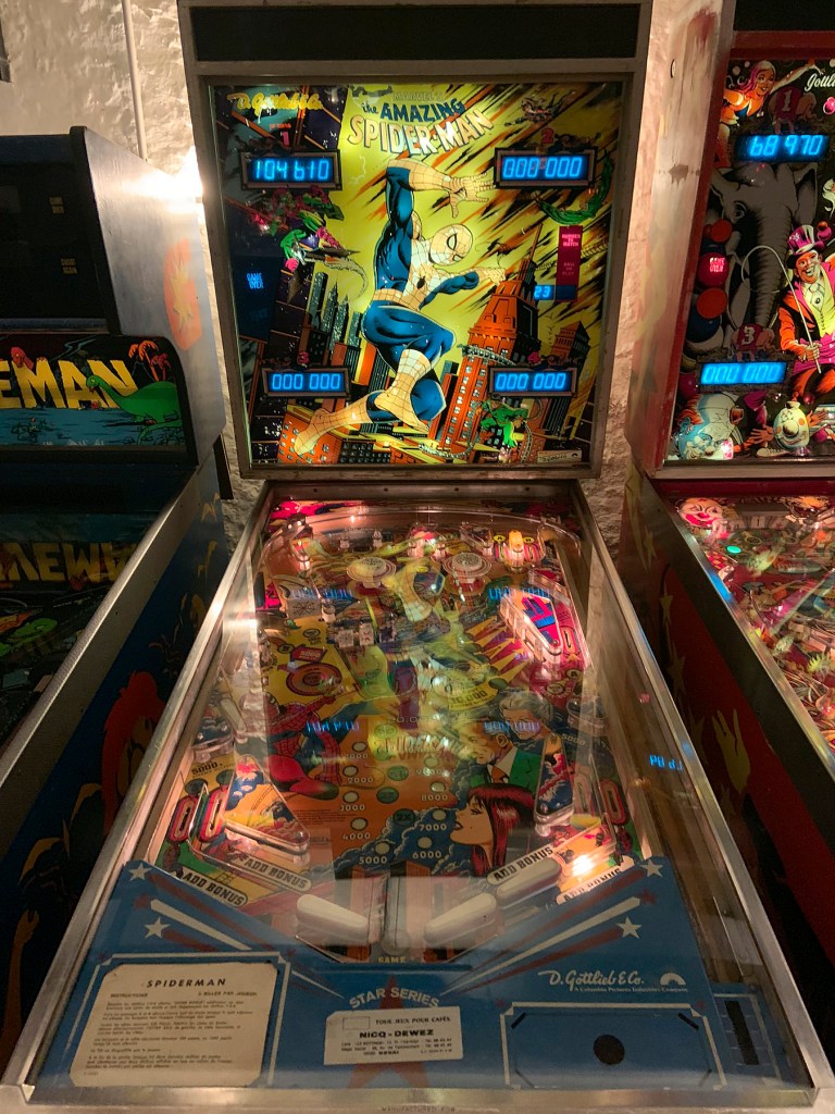 D. Gottlieb & Company. 'The Amazing Spider-Man' 1980 (detail)