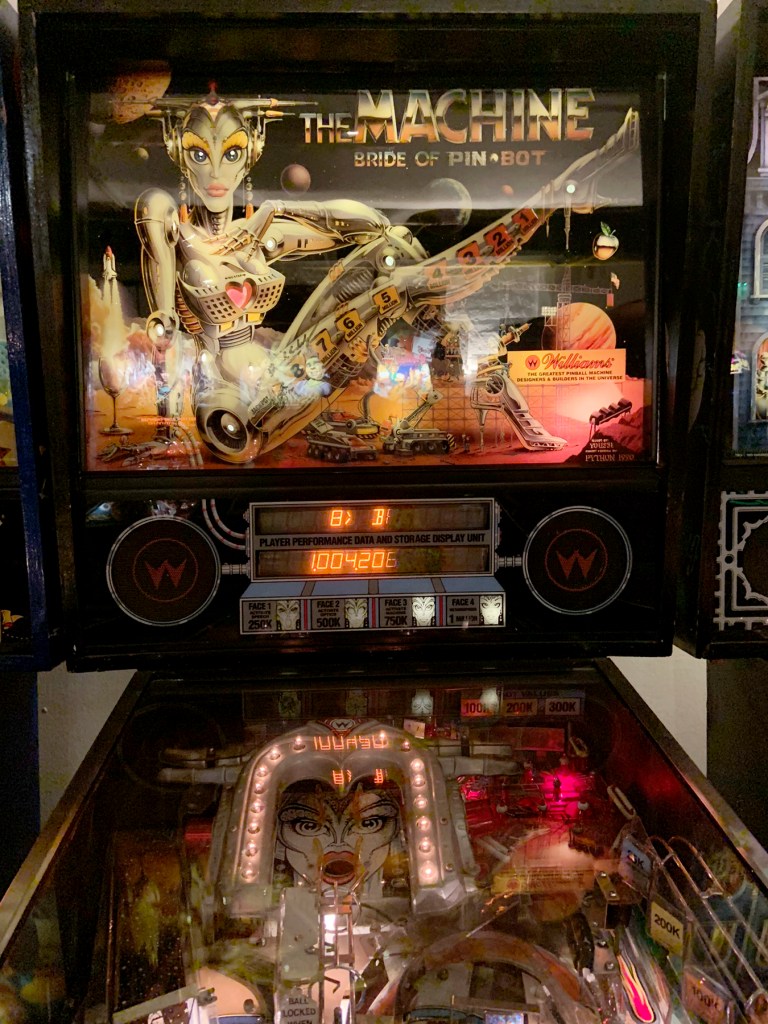 Williams Electronic Games (1985-1999) 'The Machine: Bride of Pinbot' 1991 (detail)