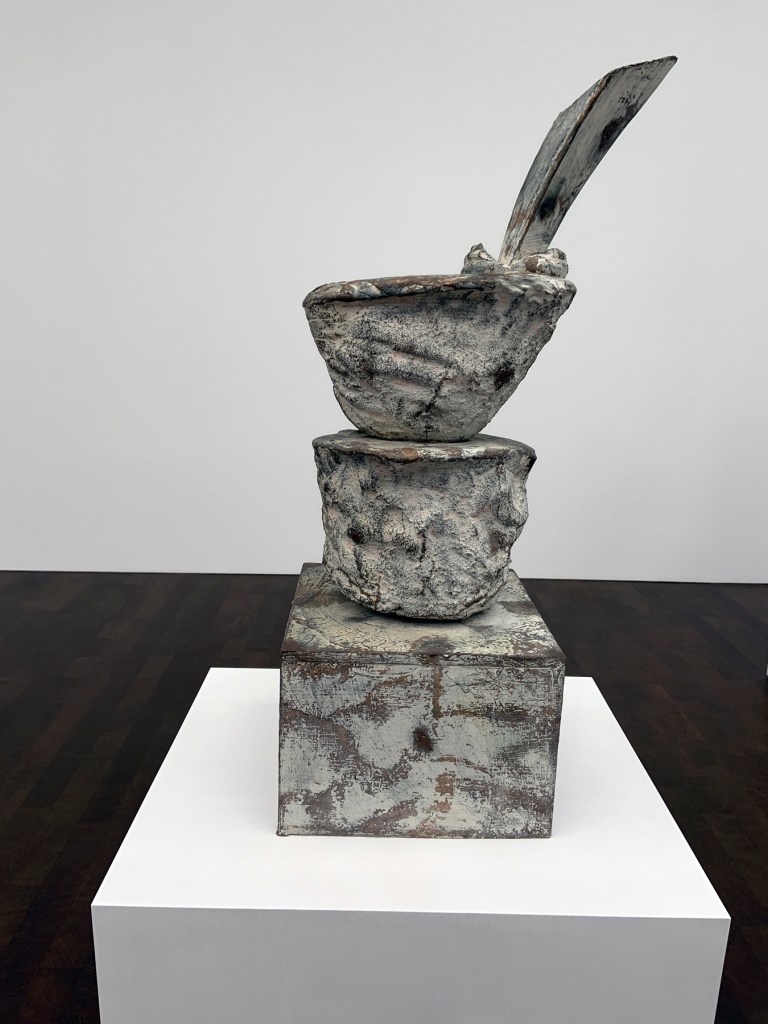 Cy Twombly (American, 1928-2011) 'Untitled' 2004 (installation view) from the exhibition 'Cy Twombly: Sculpture' at Gagosian, Grosvenor Hill, London, Sept - Dec, 2019