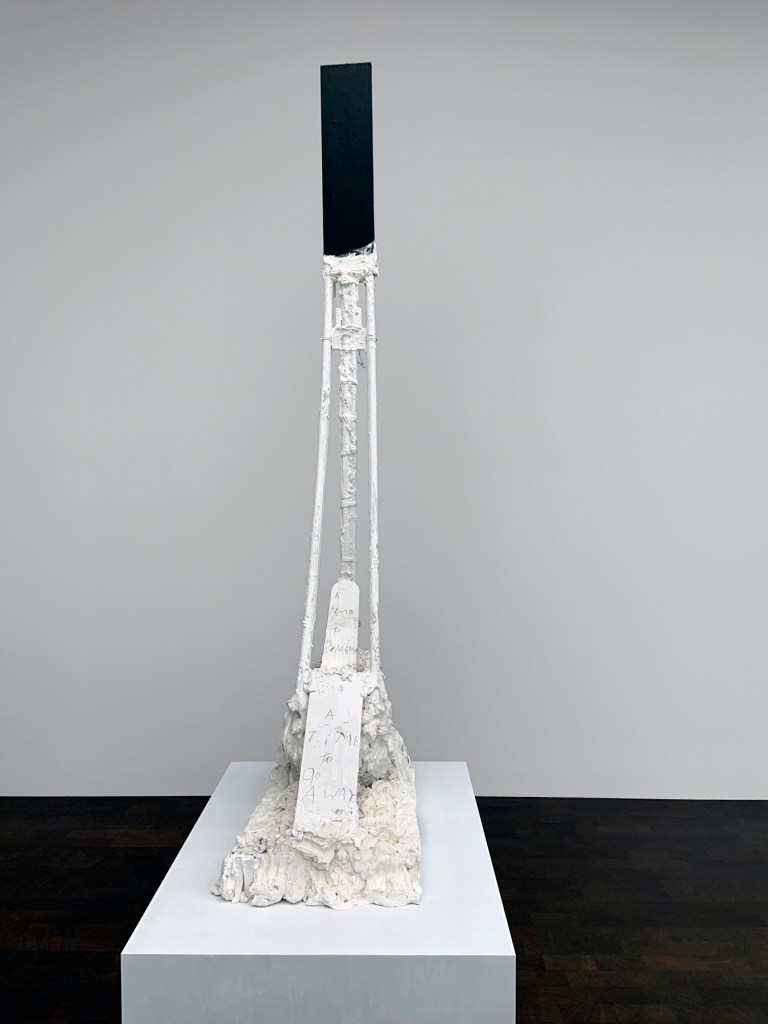 Cy Twombly (American, 1928-2011) 'A Time To Remain, A Time To Go Away' 1998-2001