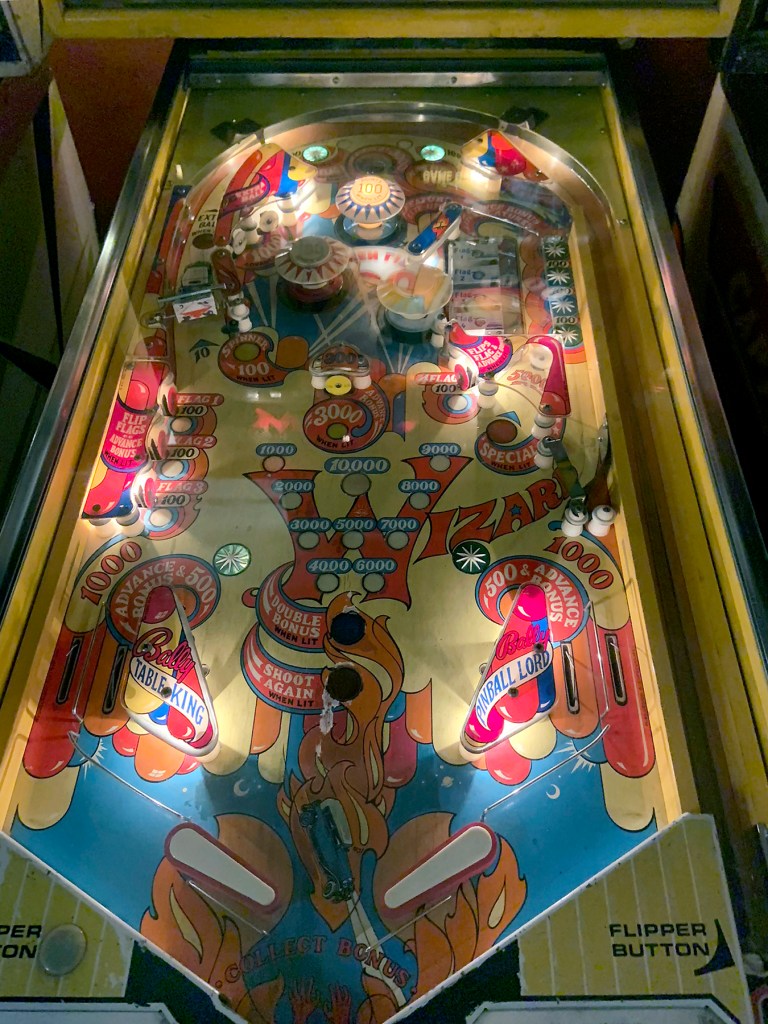 Bally Manufacturing Corporation (1931-1983) 'Wizard!' 1975 (detail)