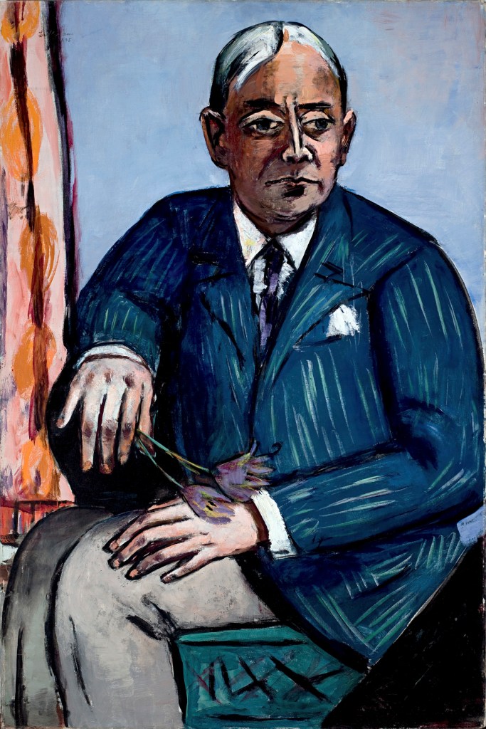 Max Beckmann (German, 1884-1950) 'Portrait of Ludwig Berger' 1945