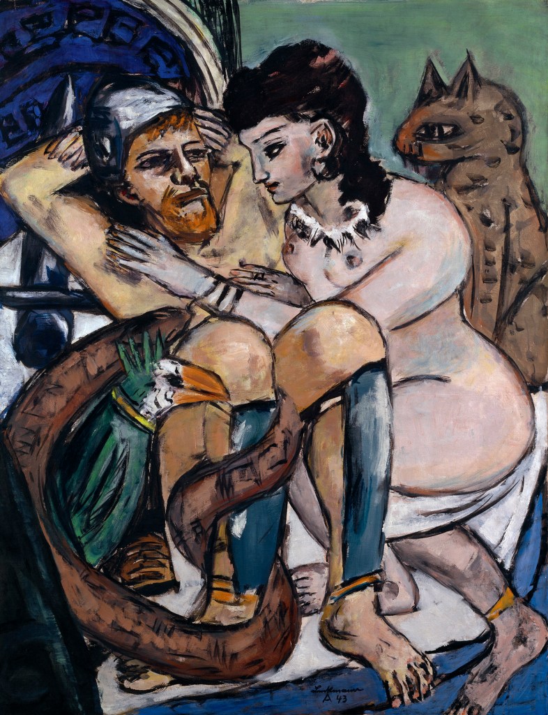 Max Beckmann (German, 1884-1950) 'Odysseus and Calypso' 1943