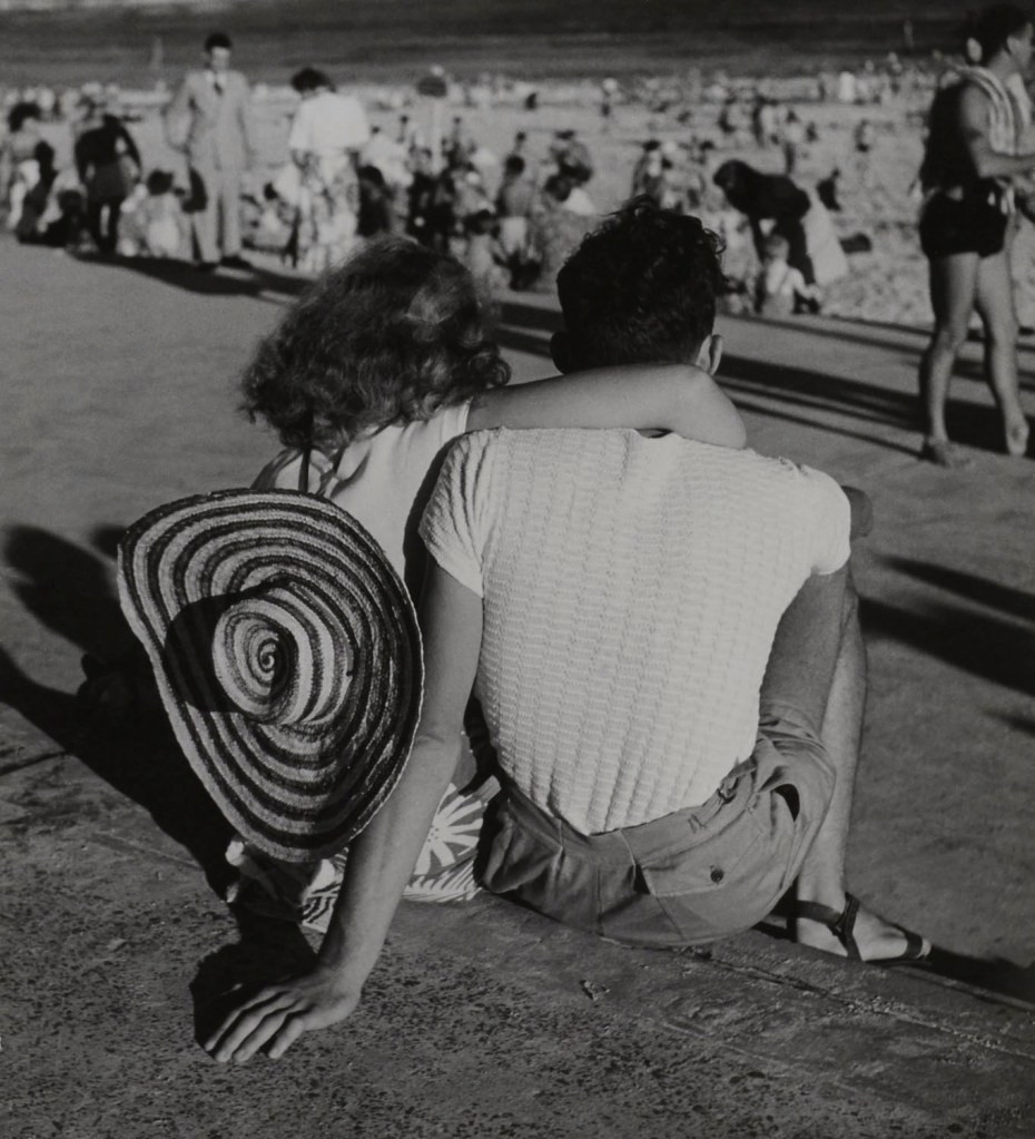Max Dupain (Australian, 1911-1992) 'Beach Watchers, Bondi' 1940s