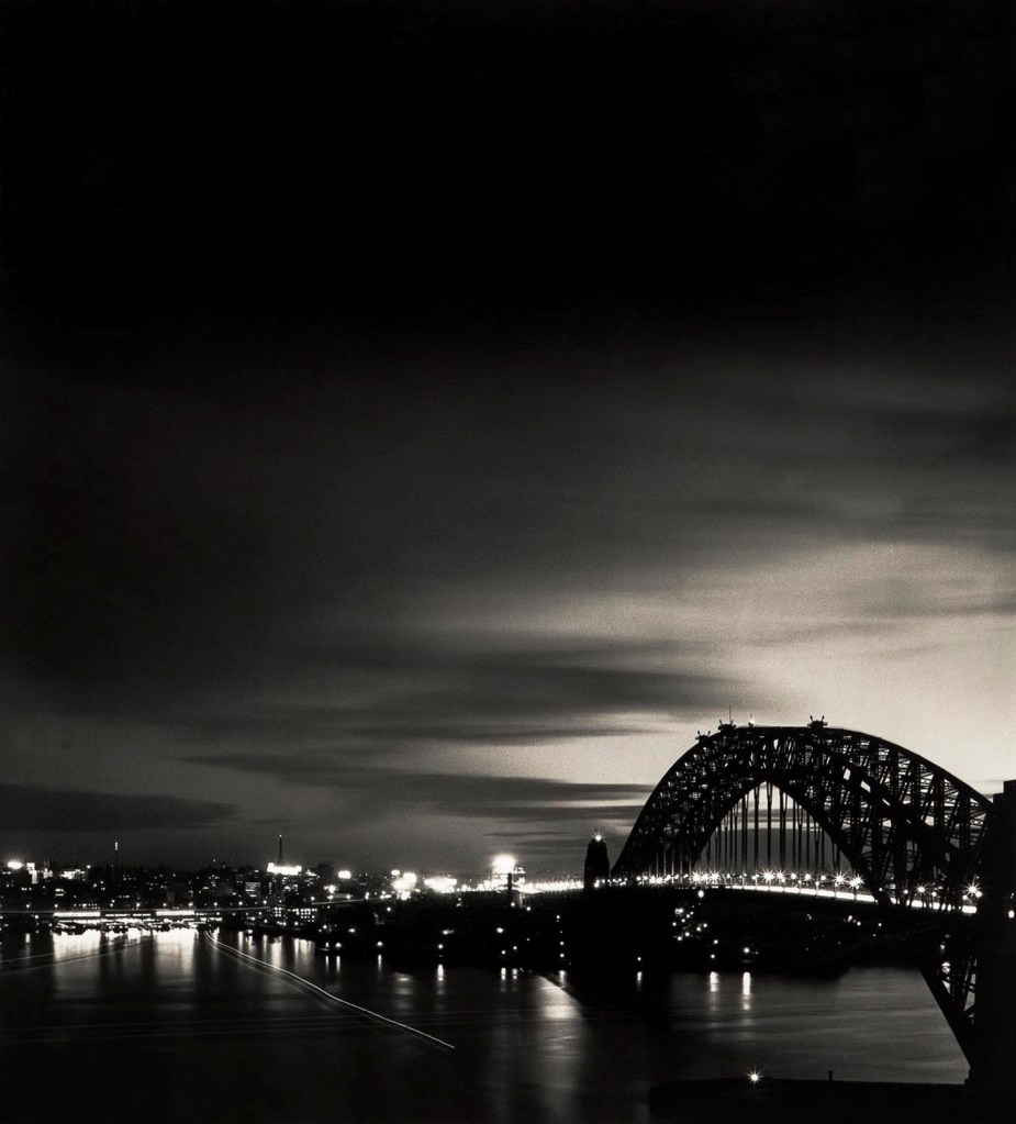 Max Dupain (Australian, 1911-1992) '(Harbour Bridge at Dusk)' Nd
