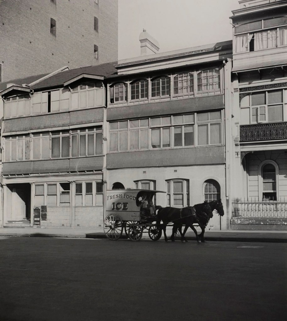 Max Dupain (Australian, 1911-1992) 'Morning, Kings Cross Ice Wagon' Nd
