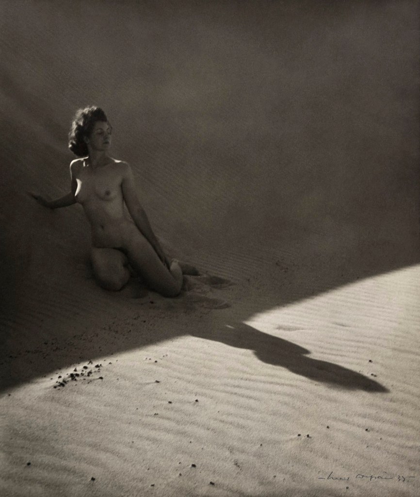 Max Dupain (Australian, 1911-1992) '(Nude in Shadow on the Sand)' 1937