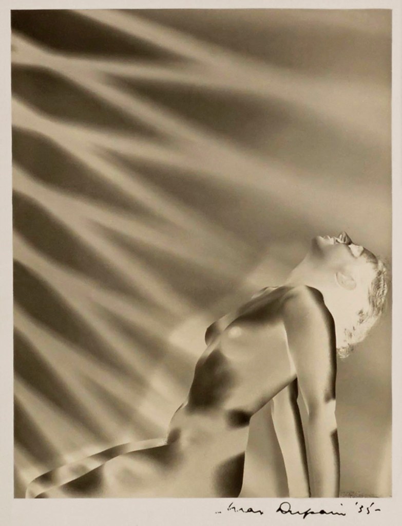 Max Dupain. '(Solarised Nude and Rays of Light)' 1935