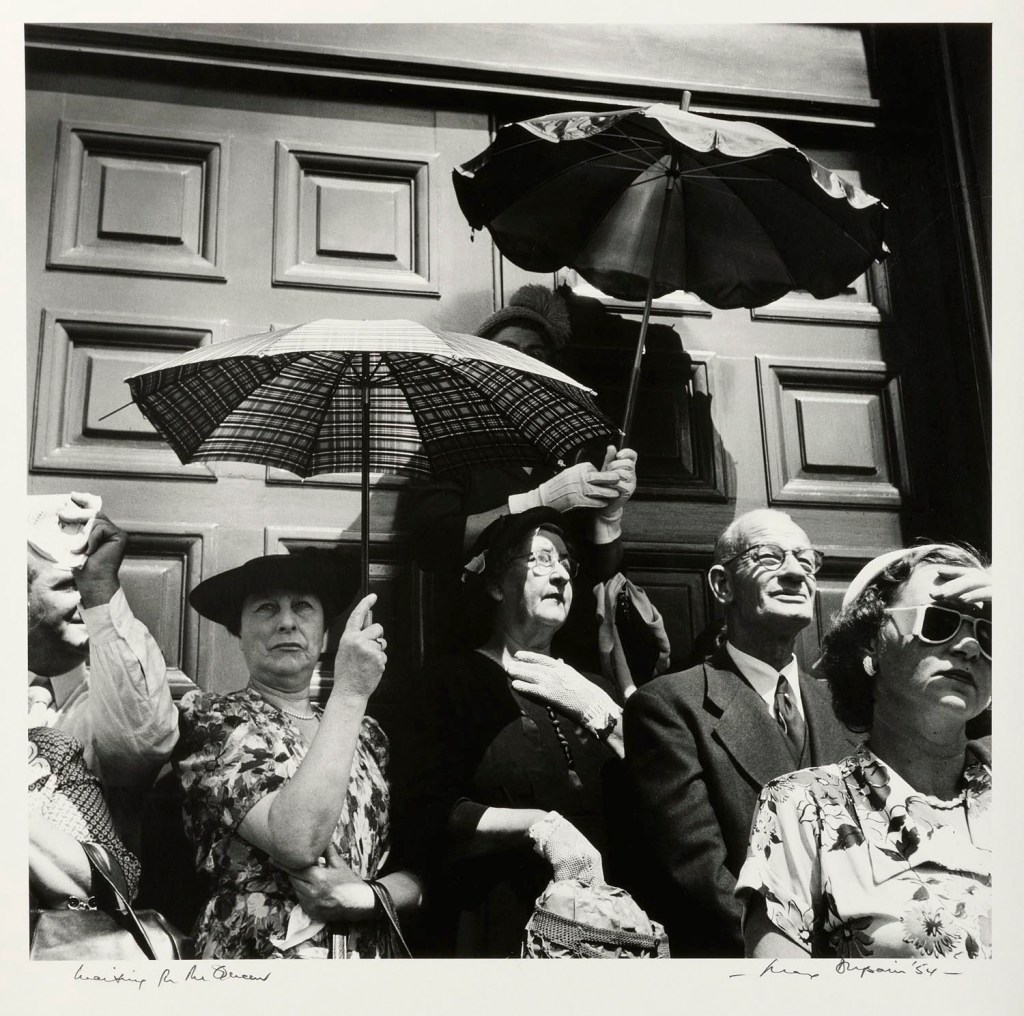 Max Dupain (Australian, 1911-1992) 'Waiting for the Queen' 1954