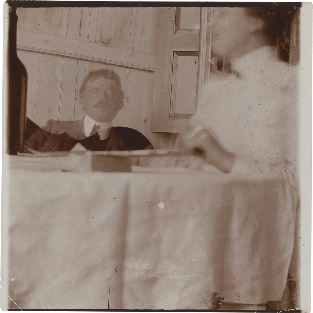 Edvard Munch (Norwegian, 1863-1944) 'Edvard Munch and his Housekeeper, Warnemünde' 1907