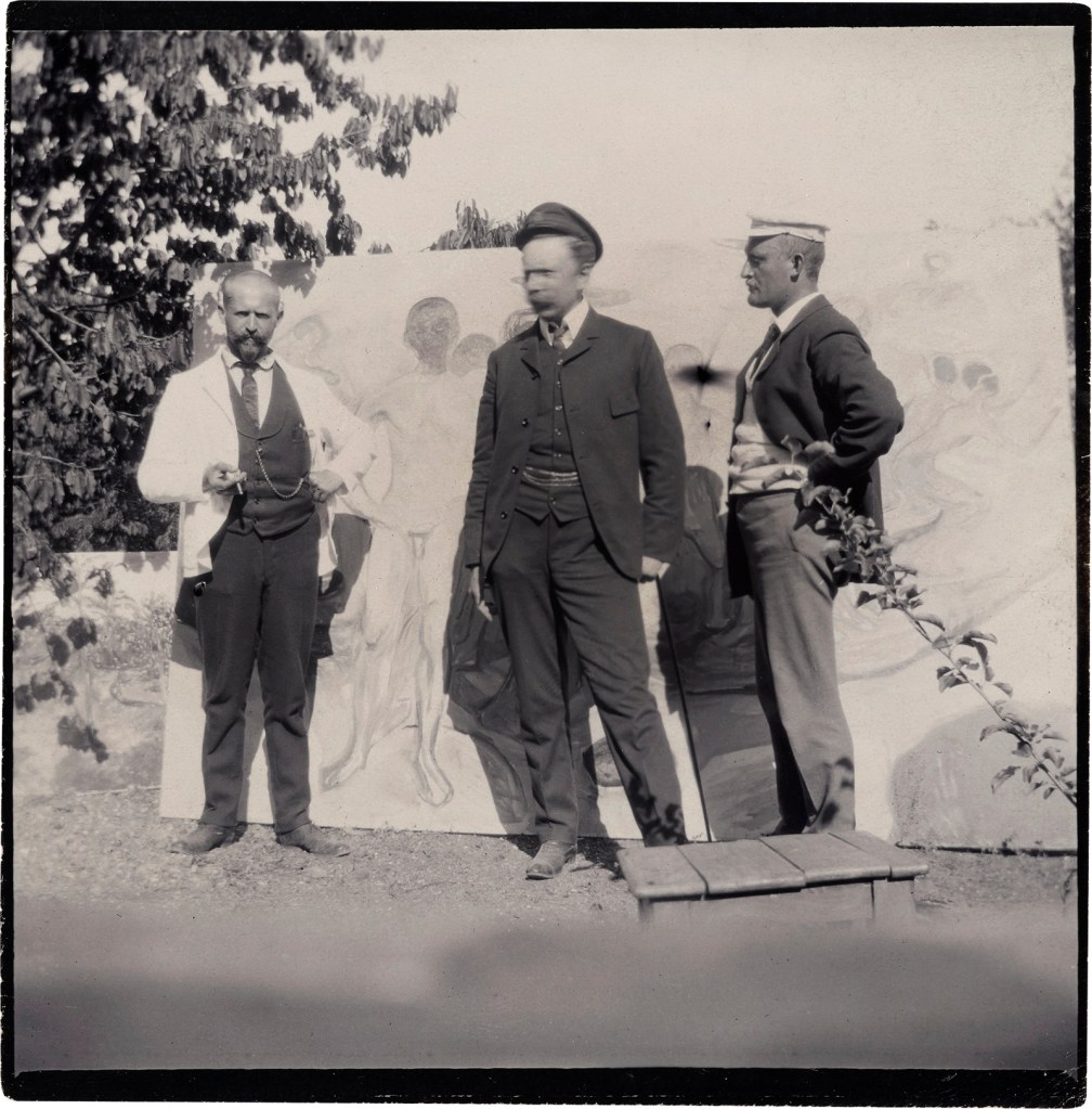 Edvard Munch (Norwegian, 1863-1944) 'Edvard Munch and Ludvig Ravensberg, Åsgårdstrand' 1904