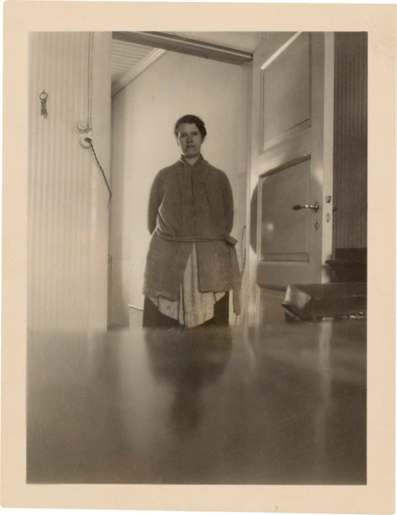 Edvard Munch (Norwegian, 1863-1944) 'Edvard Munch's Housekeeper, Ekely' 1932