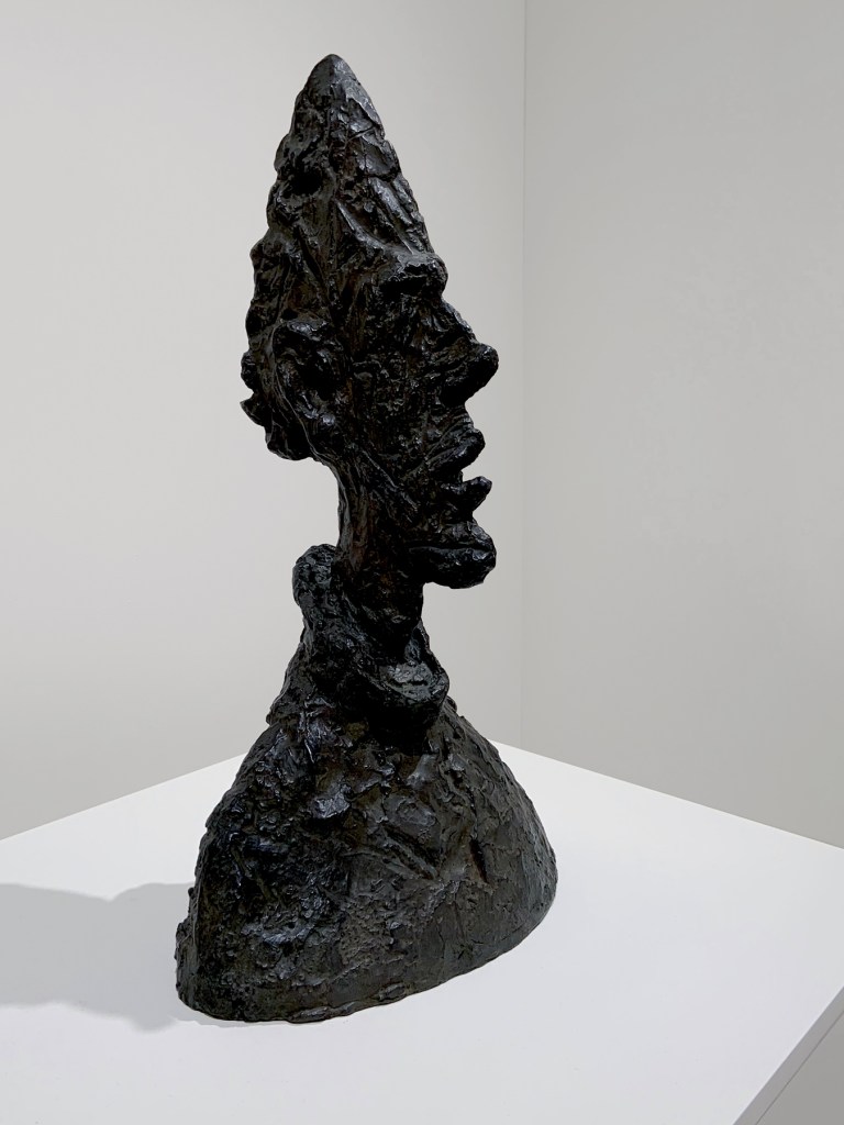 Alberto Giacometti (Swiss, 1901-1966) 'Tall Thin Head' 1954 (installation view)