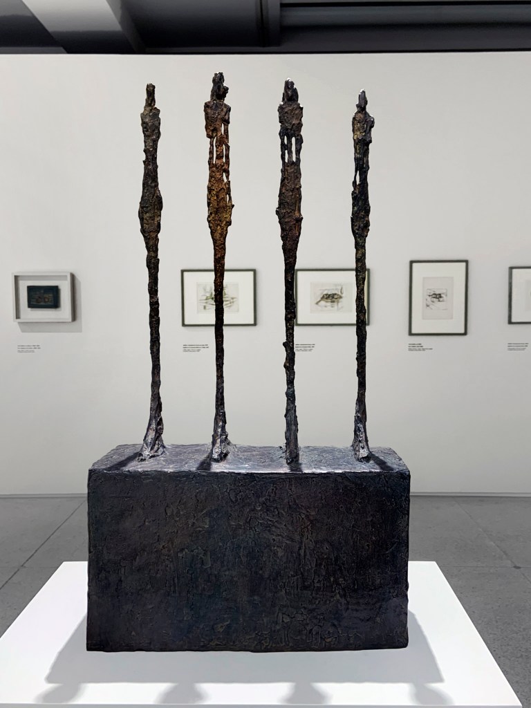 Alberto Giacometti (Swiss, 1901-1966) 'Four Women on a Base' 1950 (installation view)