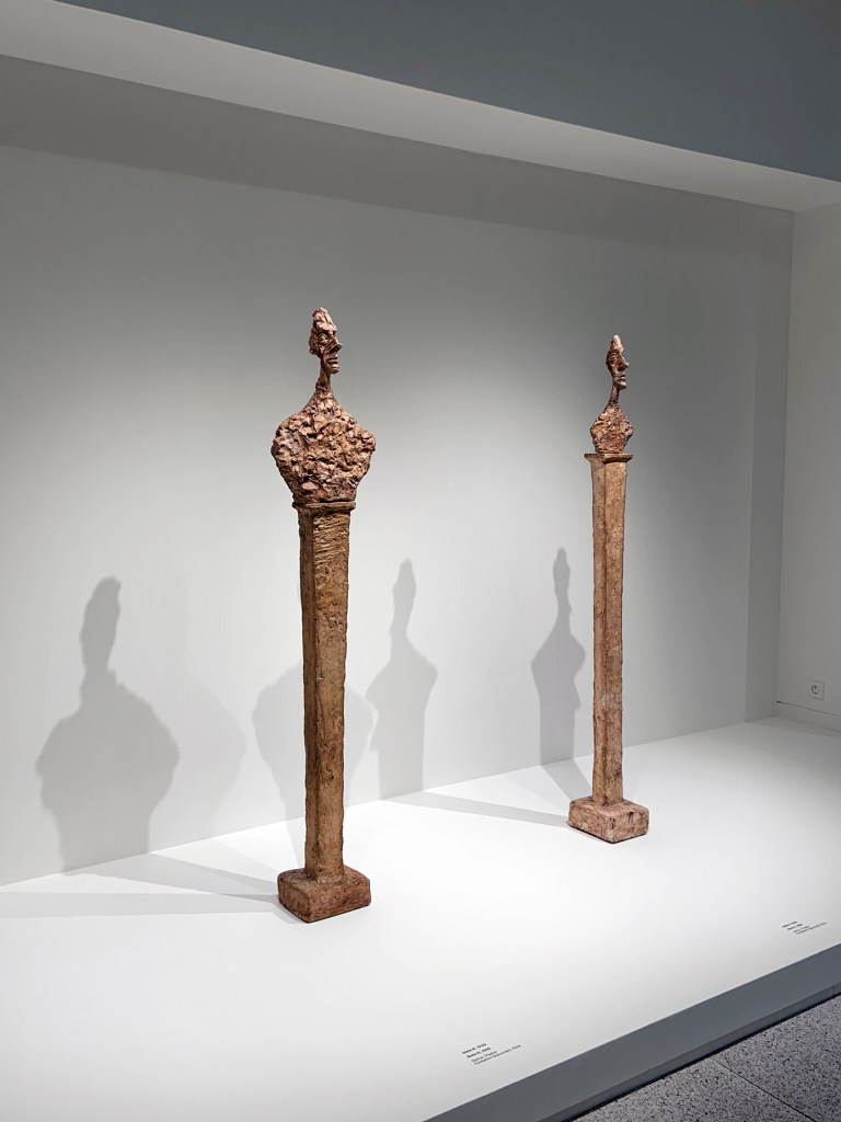 Alberto Giacometti. 'Stele III' 1958 (installation view at left)