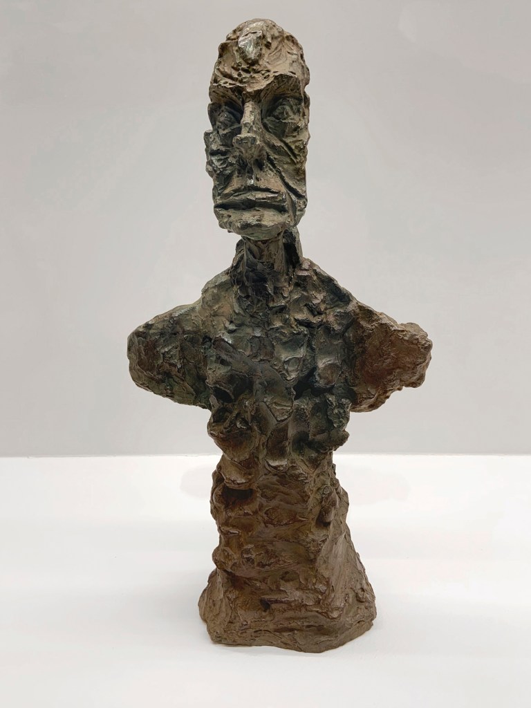 Alberto Giacometti (Swiss, 1901-1966) 'Bust of a Man (known as New York II)' 1965 (installation view)