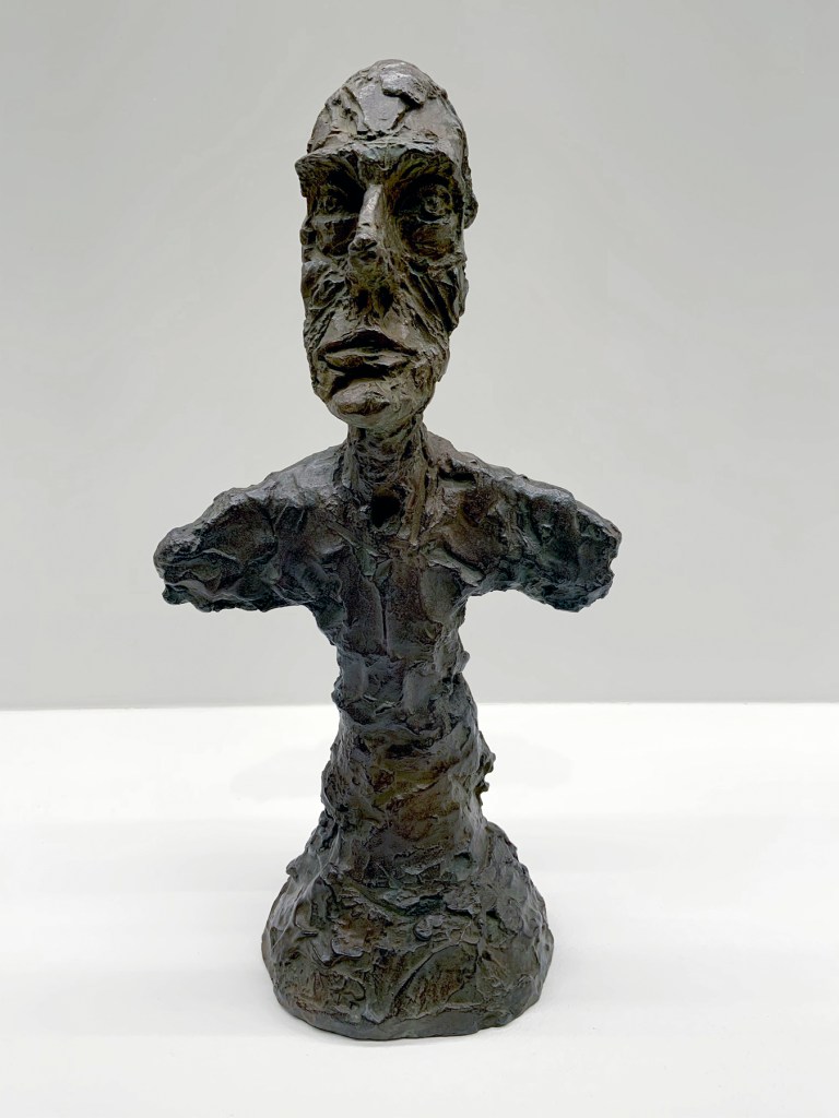 Alberto Giacometti (Swiss, 1901-1966) 'Bust of a Man (known as New York I)' 1965 (installation view)