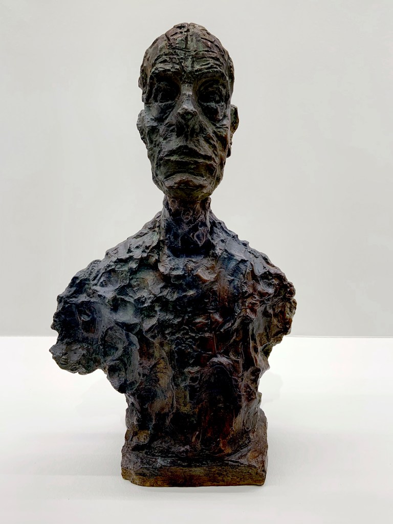 Alberto Giacometti (Swiss, 1901-1966) 'Bust of Diego' 1962 (installation view)