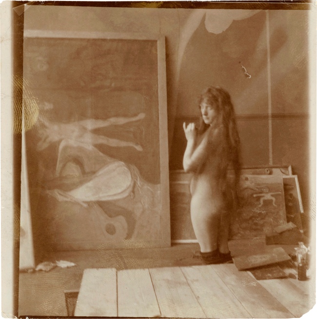 Edvard Munch (Norwegian, 1863-1944) 'Model in the Studio, Berlin' 1902