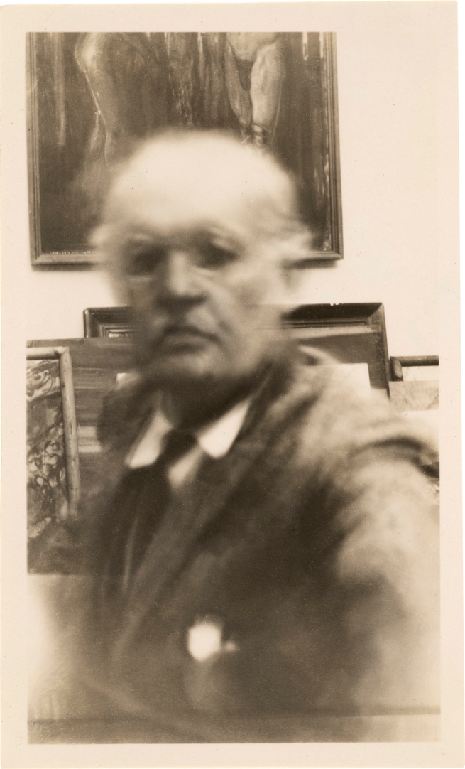 Edvard Munch (Norwegian, 1863-1944) 'Self-Portrait in front of "Metabolism", Ekely' 1931-1932