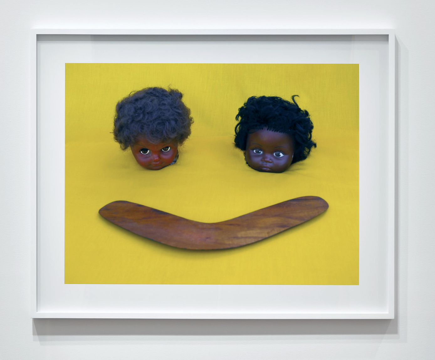 Installation view of Destiny Deacon's 'Smile' 2017 Installation view of Destiny Deacon's 'Smile' 2017