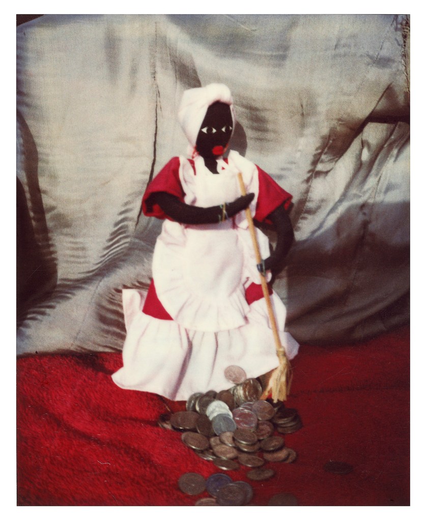 Destiny Deacon (Kuku/Erub/Mer b. Australia 1957-2024) 'Ask your mother for sixpence' 1995 Destiny Deacon (Kuku/Erub/Mer b. Australia 1957-2024) 'Ask your mother for sixpence' 1995