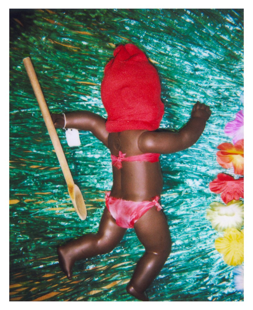 Destiny Deacon (Kuku/Erub/Mer b. Australia 1957-2024) 'Escape – From the whacking spoon' 2007 Destiny Deacon (Kuku/Erub/Mer b. Australia 1957-2024) 'Escape – From the whacking spoon' 2007