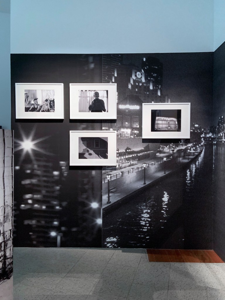 Installation view of 'DESTINY' at The Ian Potter Centre: NGV Australia, Melbourne, 2020 showing Destiny Deacon and Virginia Fraser's 'Melbourne Noir' 2013 Installation view of 'DESTINY' at The Ian Potter Centre: NGV Australia, Melbourne, 2020 showing Destiny Deacon and Virginia Fraser's 'Melbourne Noir' 2013