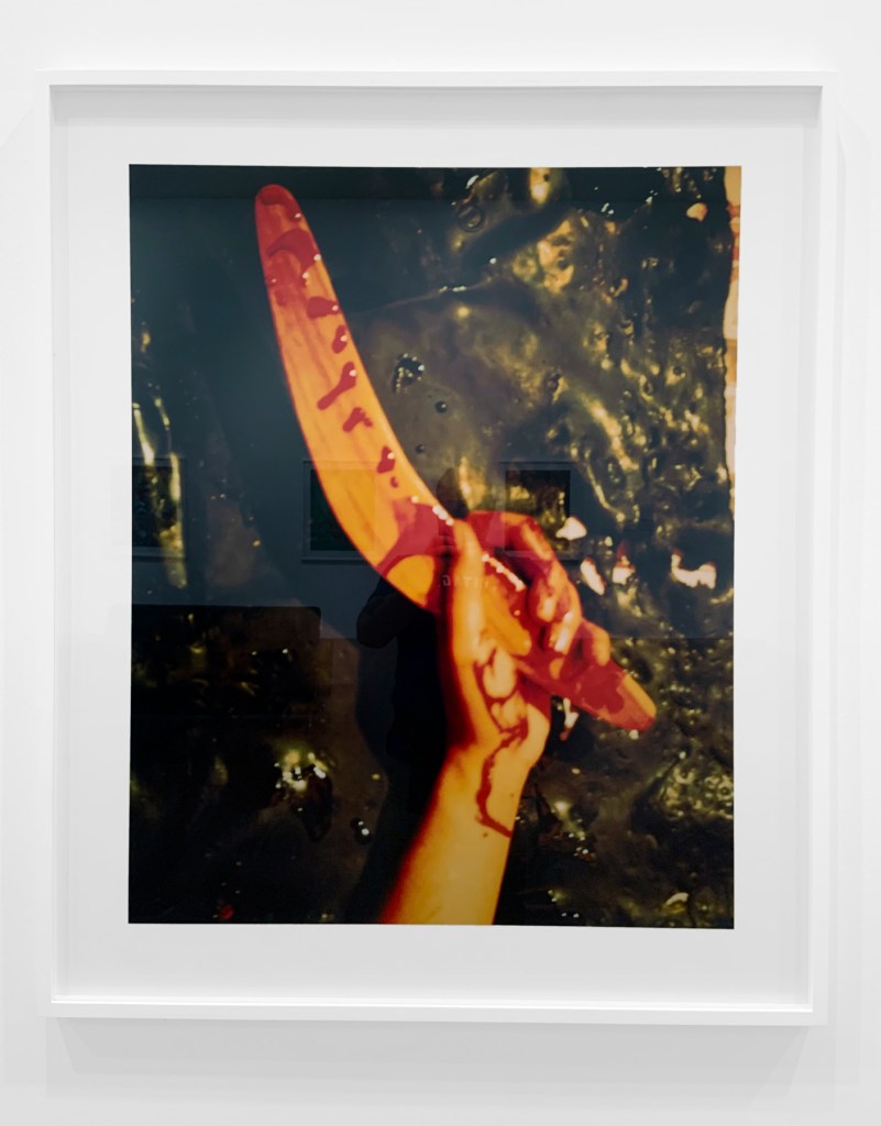 Destiny Deacon (Kuku/Erub/Mer b. Australia 1957-2024) 'My boomerang did come back' 2003 (installation view) Destiny Deacon (Kuku/Erub/Mer b. Australia 1957-2024) 'My boomerang did come back' 2003 (installation view)