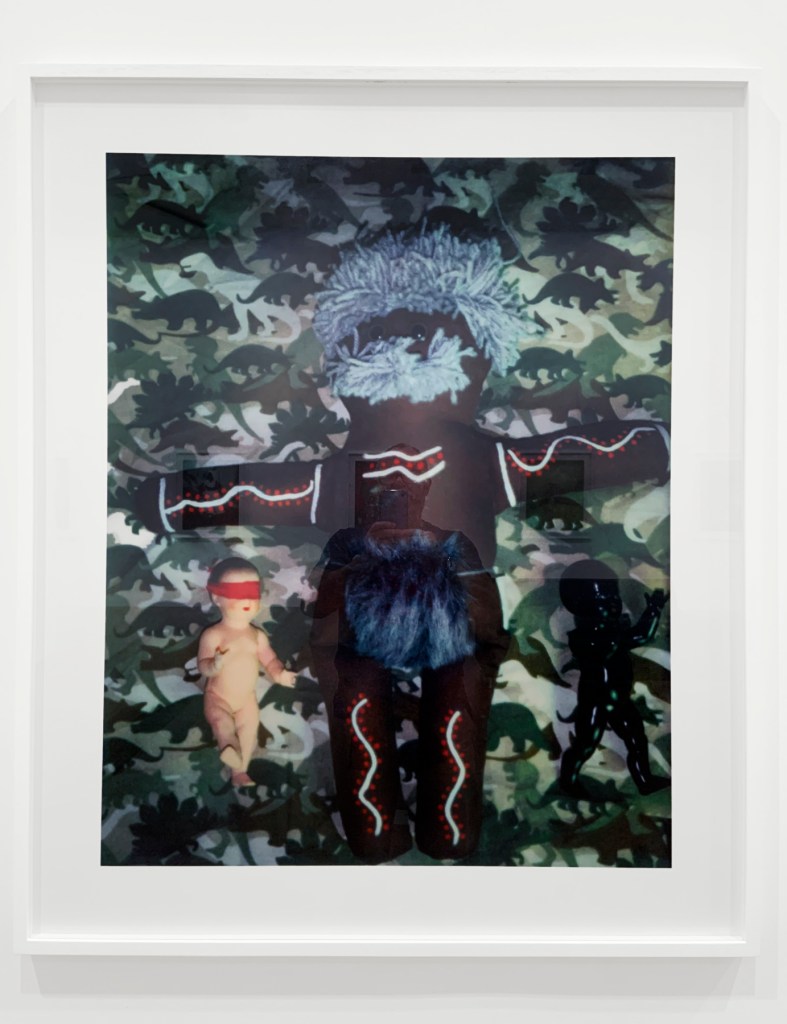 Destiny Deacon (Kuku/Erub/Mer b. Australia 1957-2024) 'Hear come the judge' 2006 (installation view) Destiny Deacon (Kuku/Erub/Mer b. Australia 1957-2024) 'Hear come the judge' 2006 (installation view)