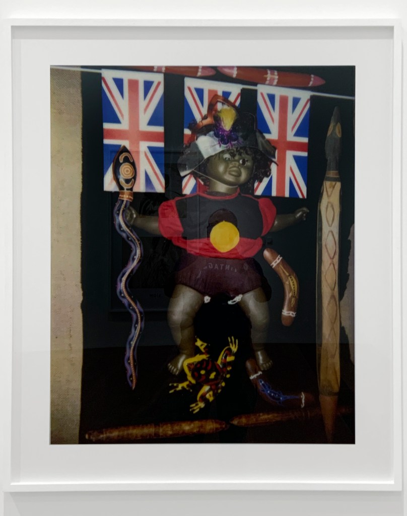 Destiny Deacon (Kuku/Erub/Mer b. Australia 1957-2024) 'Regal eagles (A-B)' 1994 (installation view) Destiny Deacon (Kuku/Erub/Mer b. Australia 1957-2024) 'Regal eagles (A-B)' 1994 (installation view)