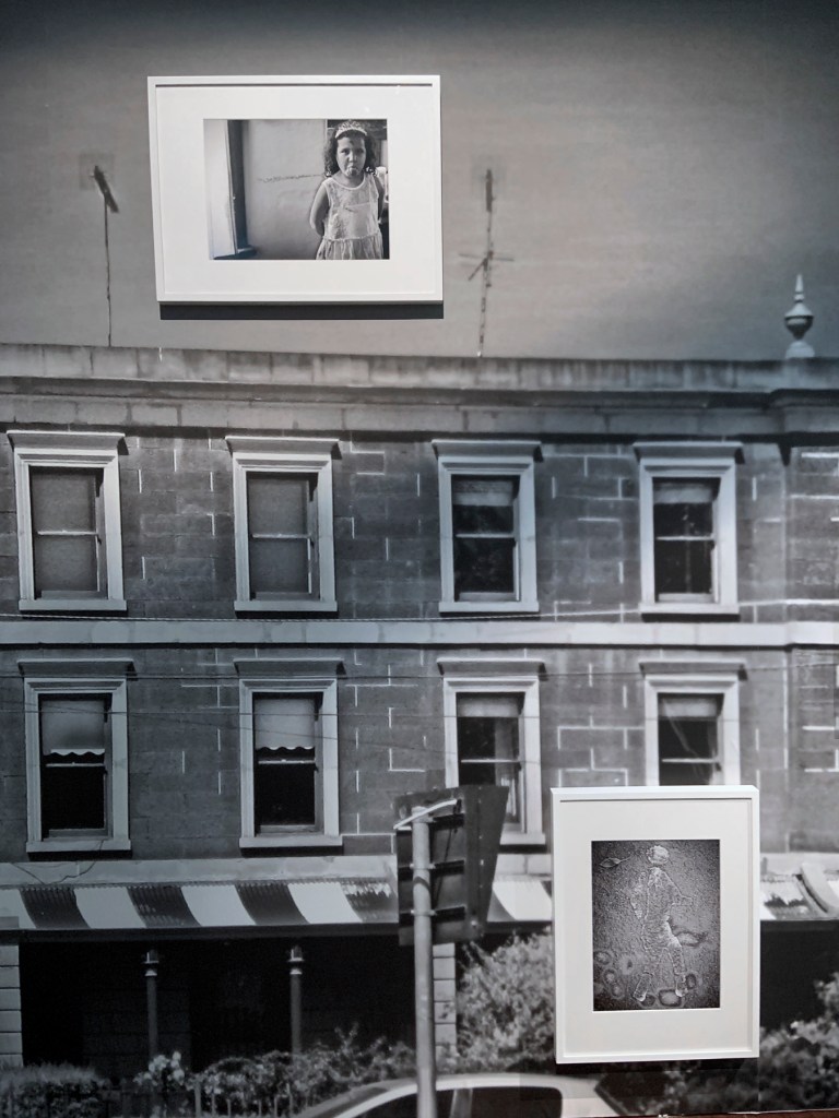 Installation view of 'DESTINY' at The Ian Potter Centre: NGV Australia, Melbourne, 2020 showing Destiny Deacon and Virginia Fraser's 'Melbourne Noir' 2013 Installation view of 'DESTINY' at The Ian Potter Centre: NGV Australia, Melbourne, 2020 showing Destiny Deacon and Virginia Fraser's 'Melbourne Noir' 2013