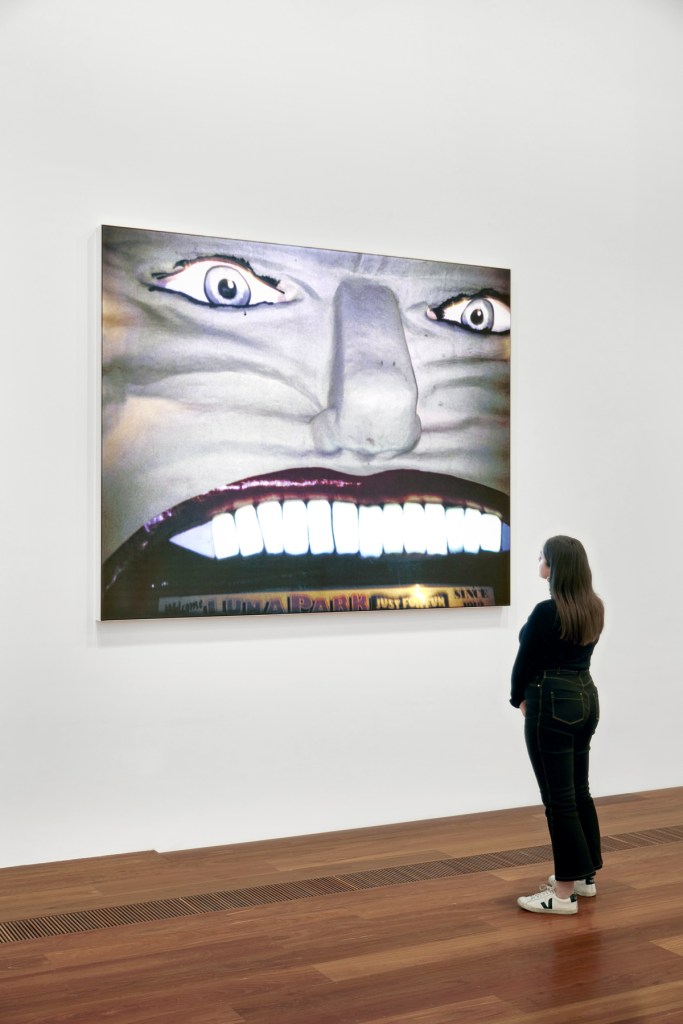 Installation view of Destiny Deacon's 'Whitey's watching' 1994 Installation view of Destiny Deacon's 'Whitey's watching' 1994