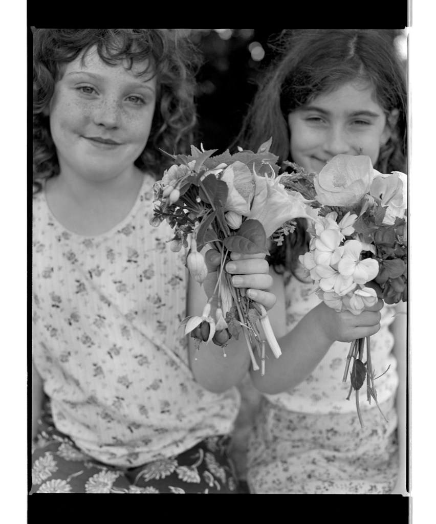 Marcus Bunyan (Australian, b. 1958) 'Children and flowers I' 1994-1996