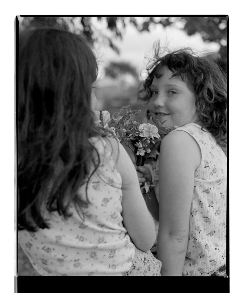 Marcus Bunyan (Australian, b. 1958) 'Children and flowers III' 1994-1996