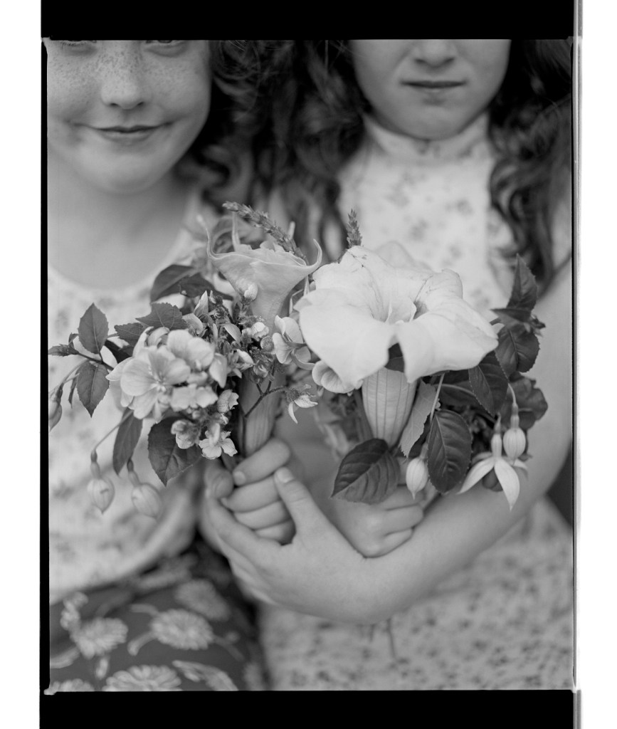 Marcus Bunyan (Australian, b. 1958) 'Children and flowers IV' 1994-1996